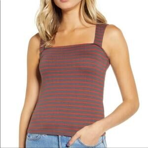 Articles Of Society Stretchy Wide Strap Tank Top NWT